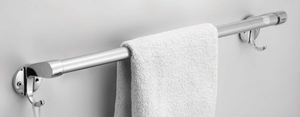 Towel Rod Classic with Hook (Size : 450mm (18")