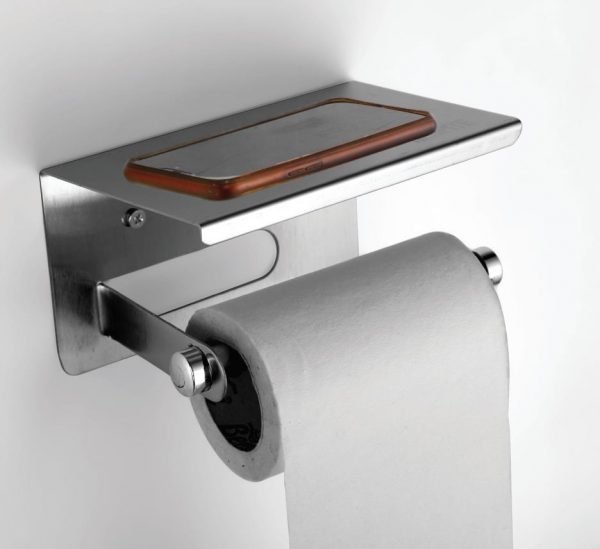 Toilet Paper Holder with Mobile Stand