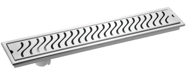 WAVES SHOWER DRAINER - 100x300mm (4"x12")