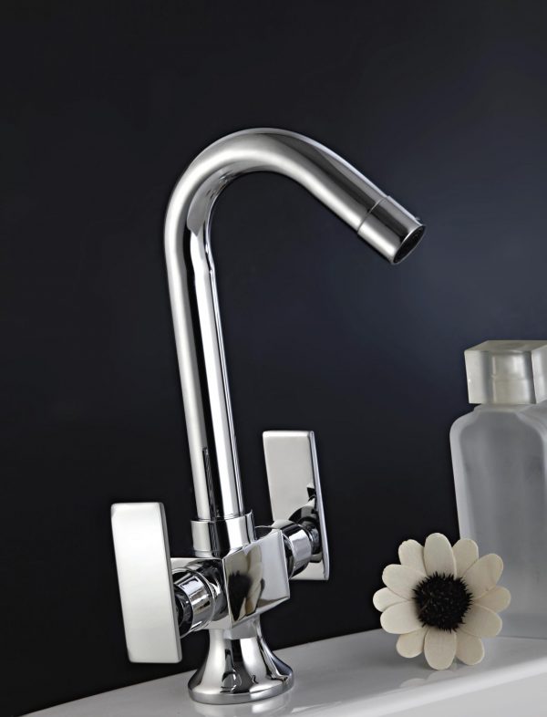 Single Lever Basin Mixer with out pop-up waste.